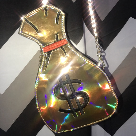Holographic Money Bag Purse 💰 - Picture 3 of 7